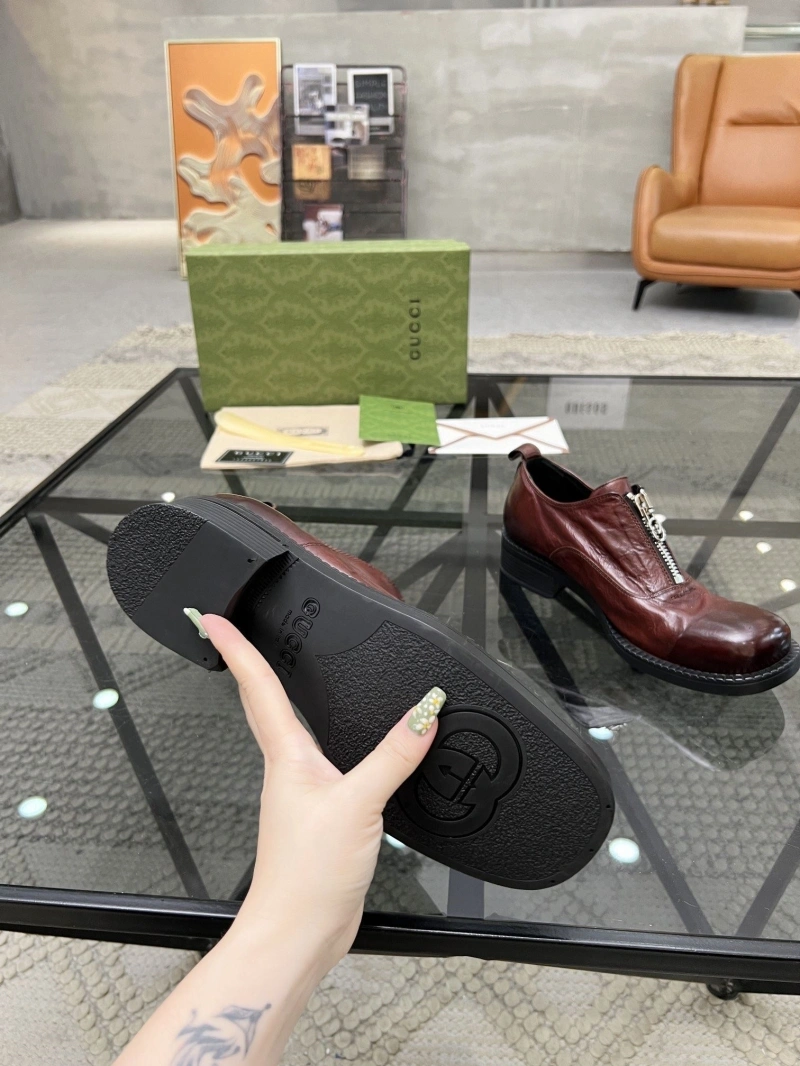 Stylish Gxccx Leather Shoes 162917