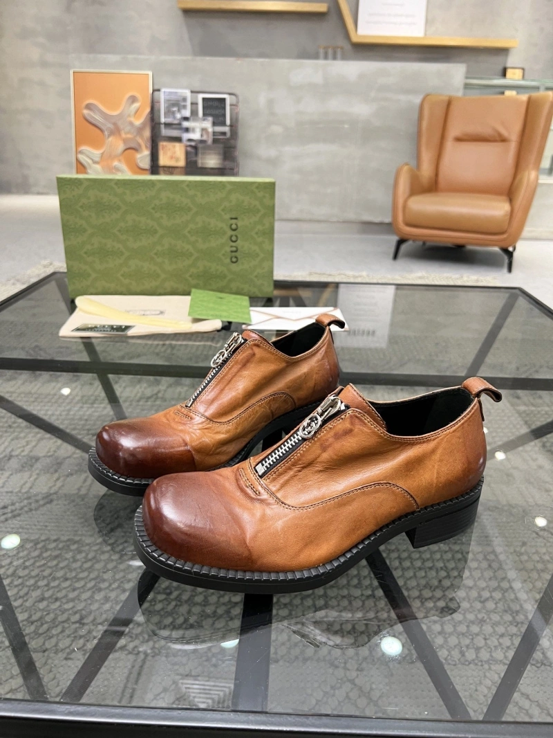 Gxccx Leather Shoes Flexible 162920