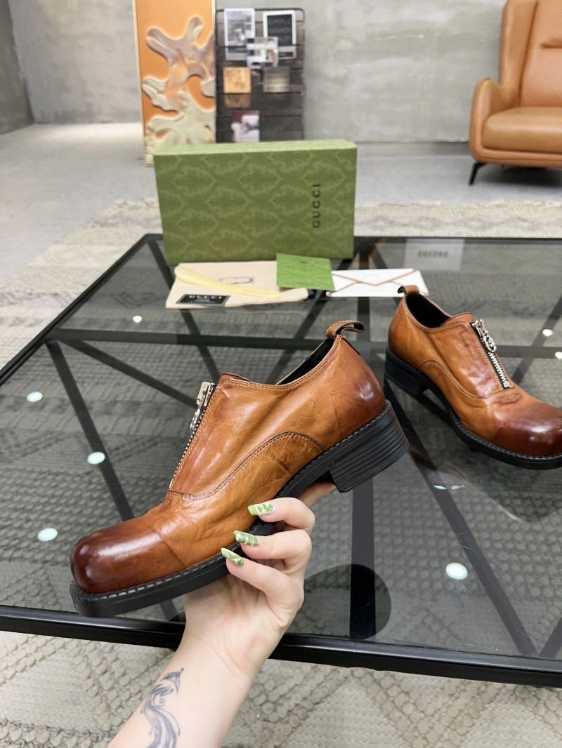 Gxccx Leather Shoes Flexible 162920