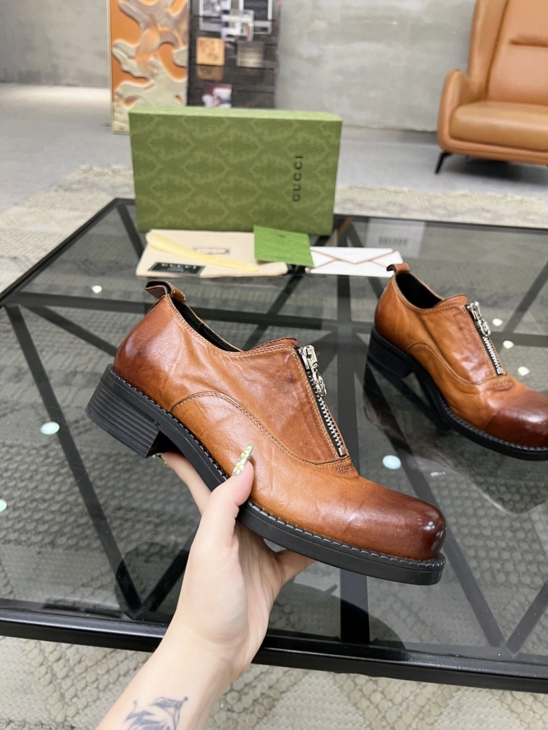 Gxccx Leather Shoes Flexible 162920
