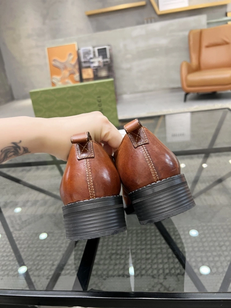 Gxccx Leather Shoes Flexible 162920