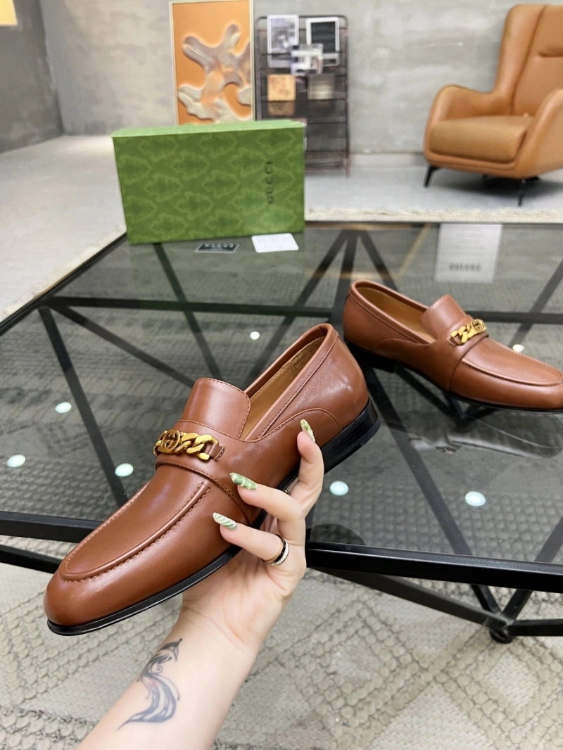 Trendsetting Gxccx Leather Shoes 162895