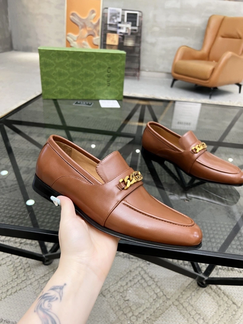 Trendsetting Gxccx Leather Shoes 162895
