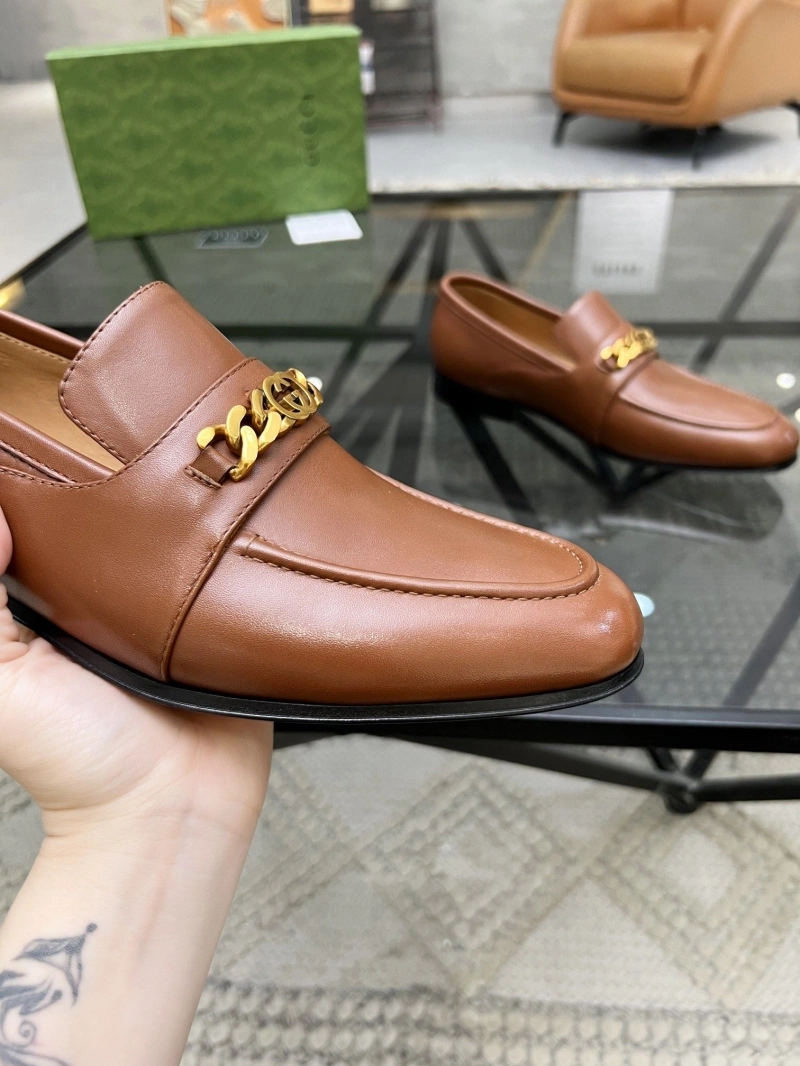 Trendsetting Gxccx Leather Shoes 162895