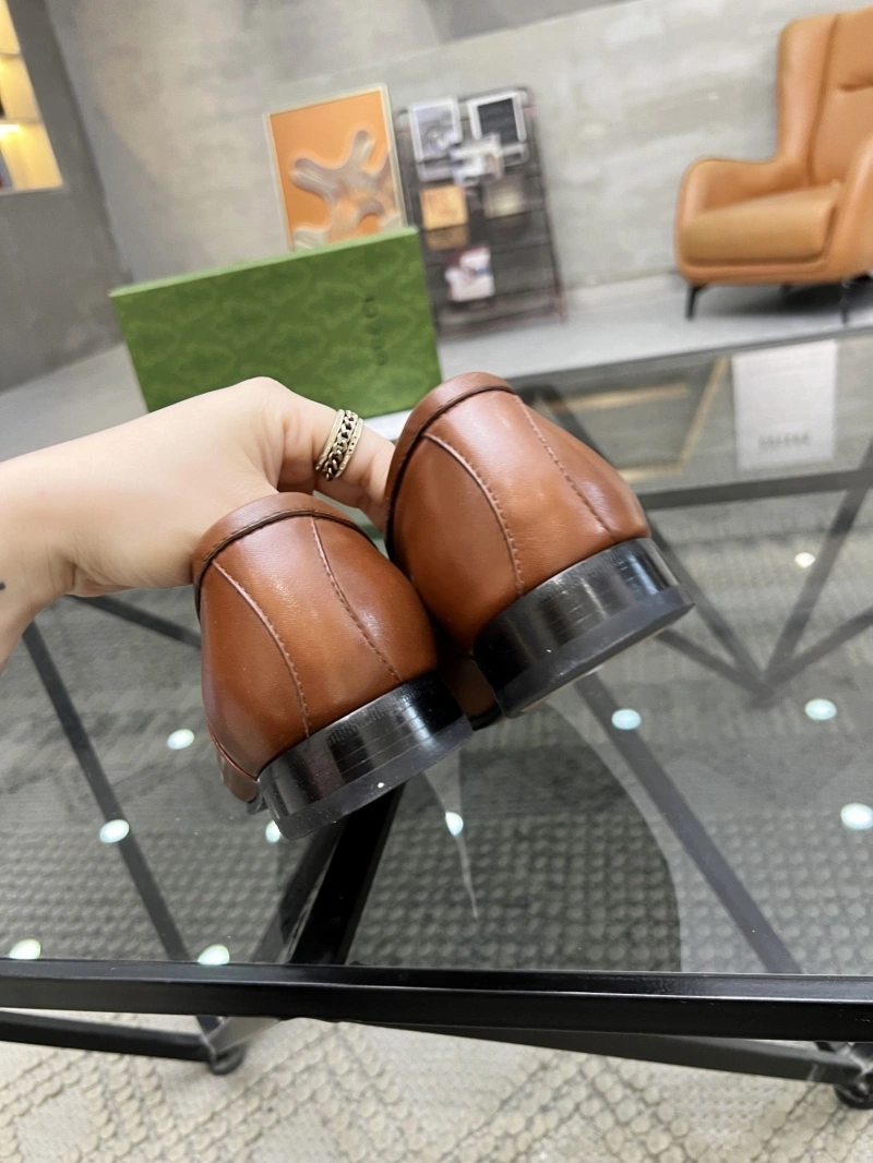 Trendsetting Gxccx Leather Shoes 162895
