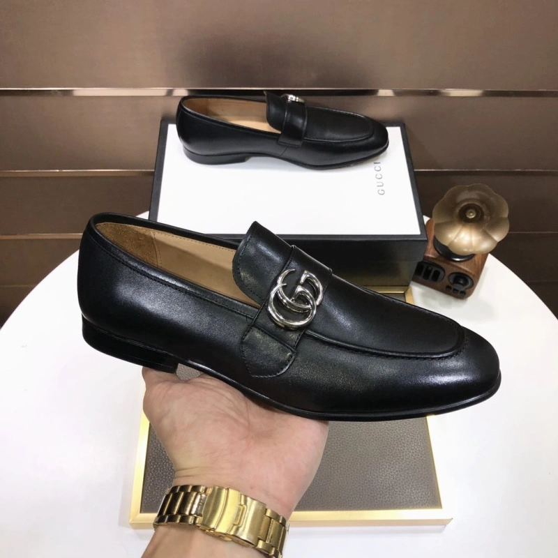 Fashionable Gxccx Leather Shoes 162882