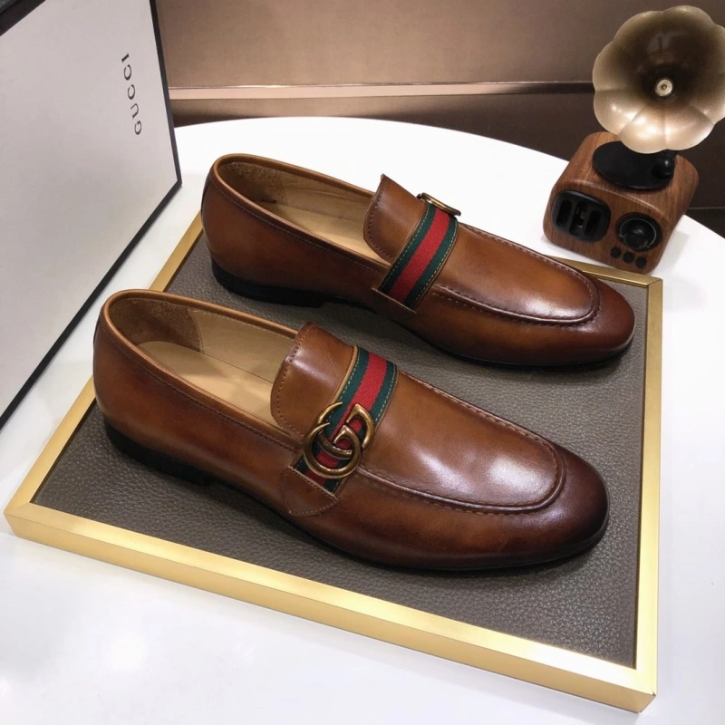 Stylish Gxccx Leather Shoes 162880