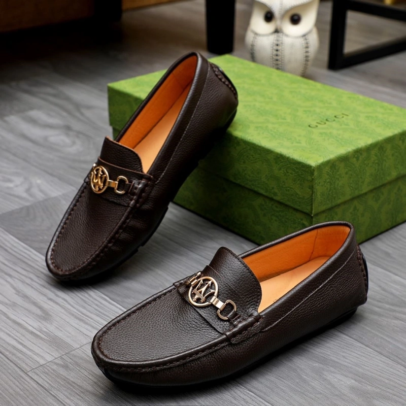 Gxccx Leather Shoes Versatile 162841