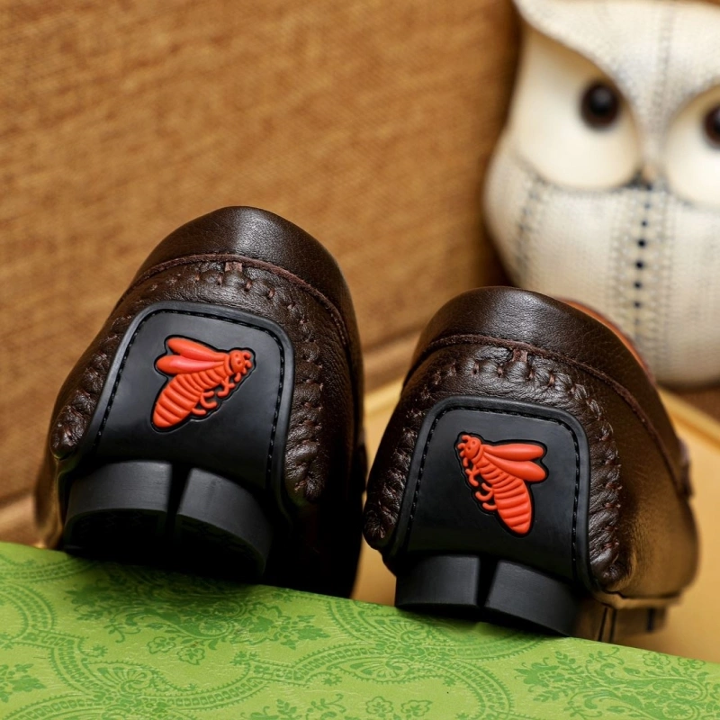 Gxccx Leather Shoes Versatile 162841