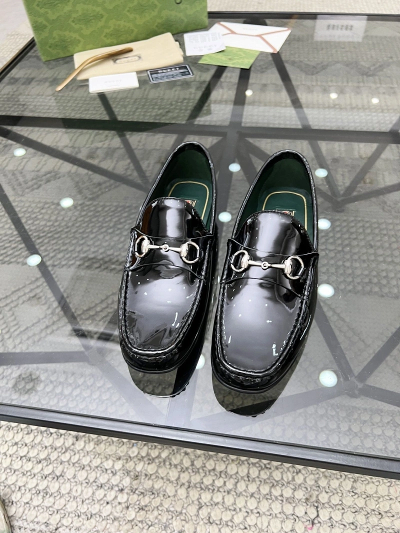 Trendy Gxccx Leather Shoes 162825