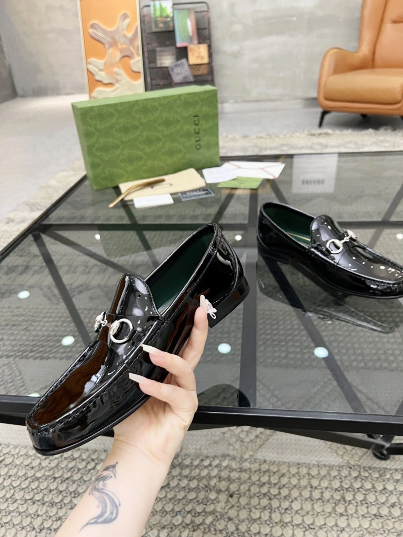 Trendy Gxccx Leather Shoes 162825