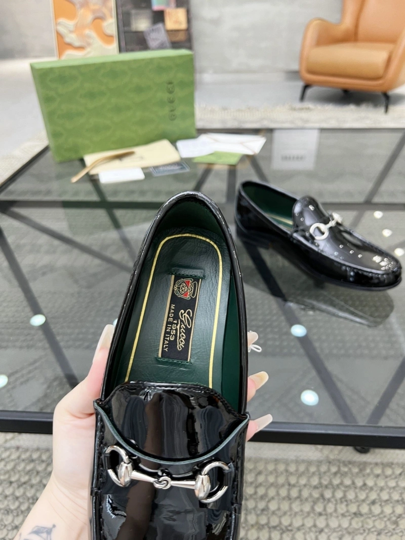 Trendy Gxccx Leather Shoes 162825