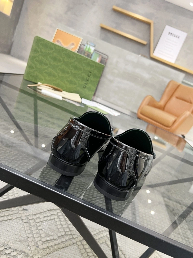 Trendy Gxccx Leather Shoes 162825