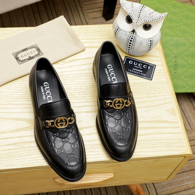Fashionable Gxccx Leather Shoes 162789
