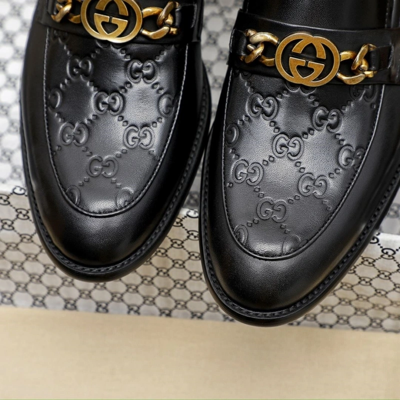 Fashionable Gxccx Leather Shoes 162789