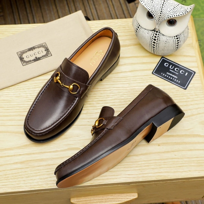 Trendsetting Gxccx Leather Shoes 156735