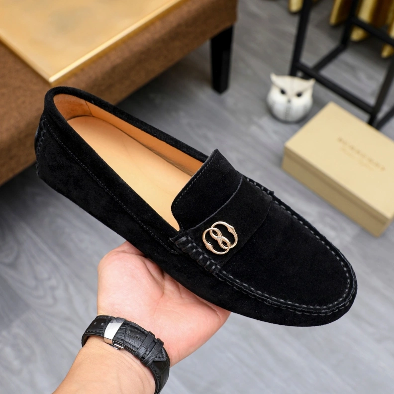 Bxrbxrry Leather Shoes Durable 114822