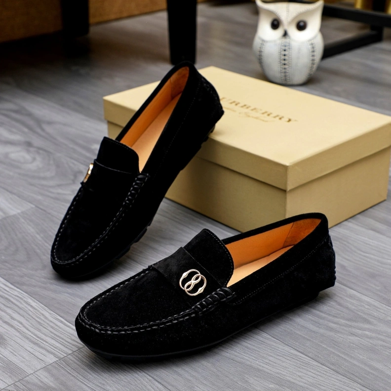 Bxrbxrry Leather Shoes Durable 114822