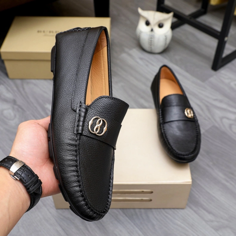 Reliable Bxrbxrry Leather Shoes 114819