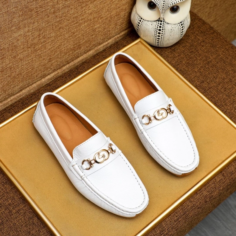 Flexible Gxccx Leather Shoes 156708