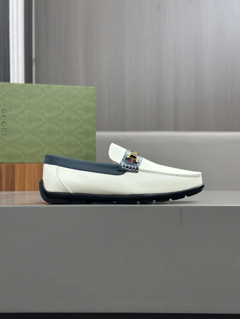 Elegant Gxccx Leather Shoes 156679
