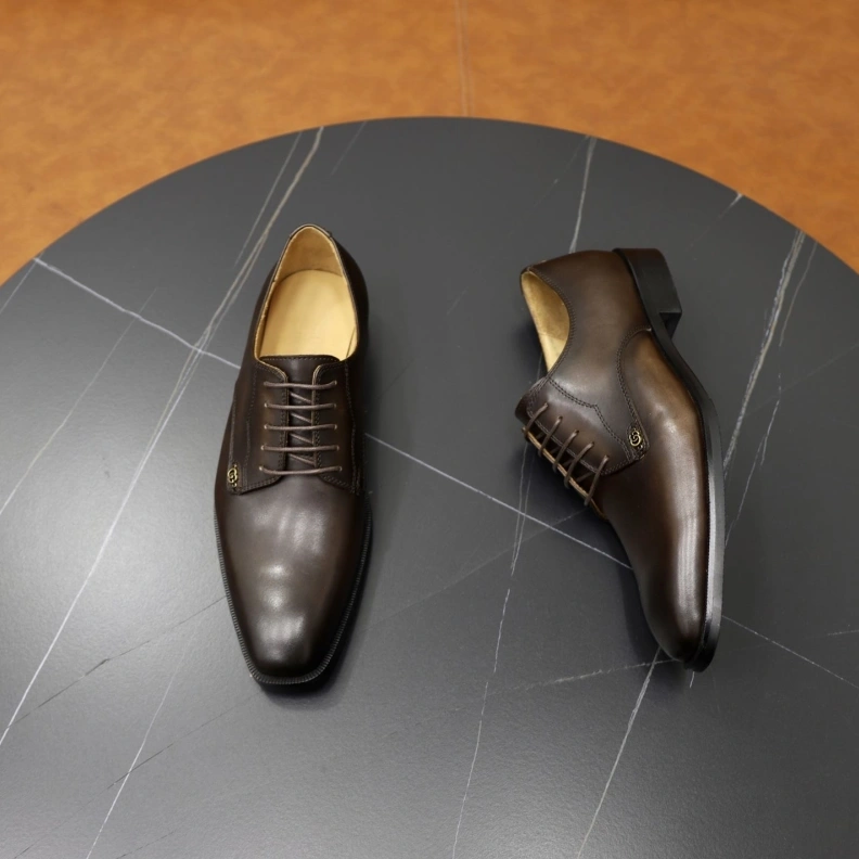 Gxccx Leather Shoes Bright 156663
