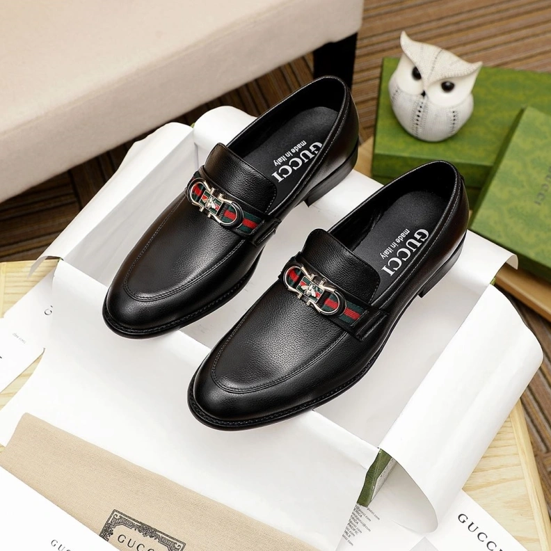 Trendy Gxccx Leather Shoes 156662