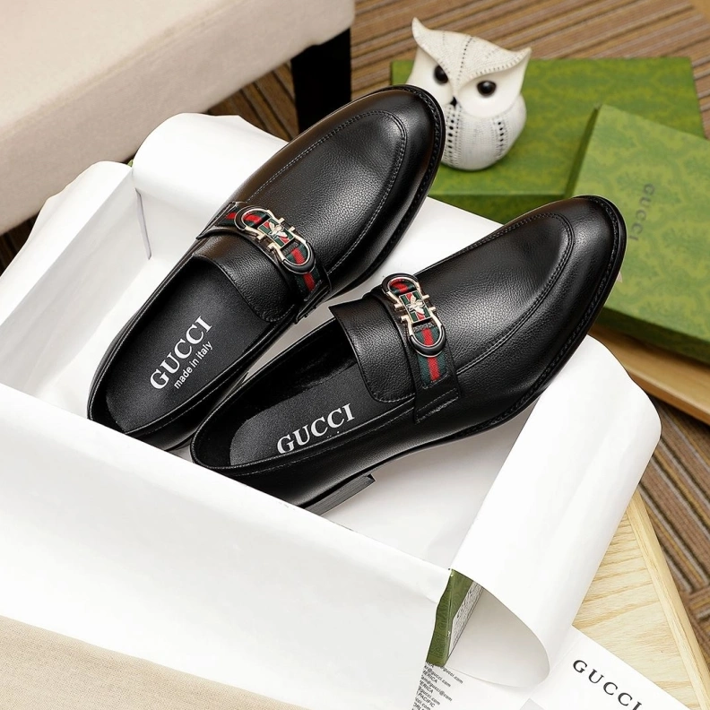 Trendy Gxccx Leather Shoes 156662