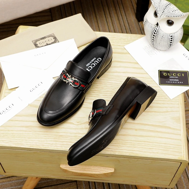 Trendy Gxccx Leather Shoes 156662