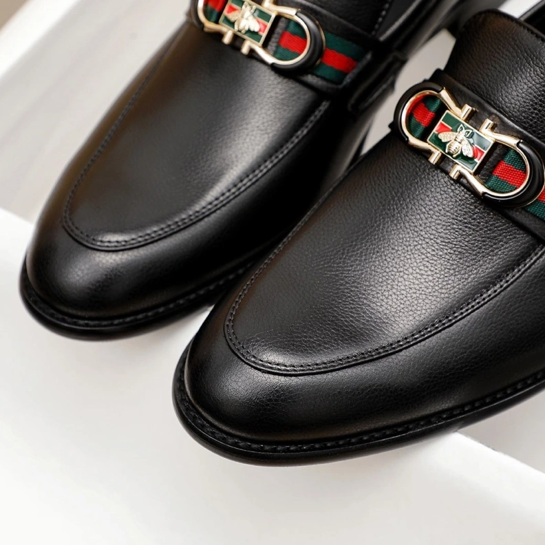Trendy Gxccx Leather Shoes 156662