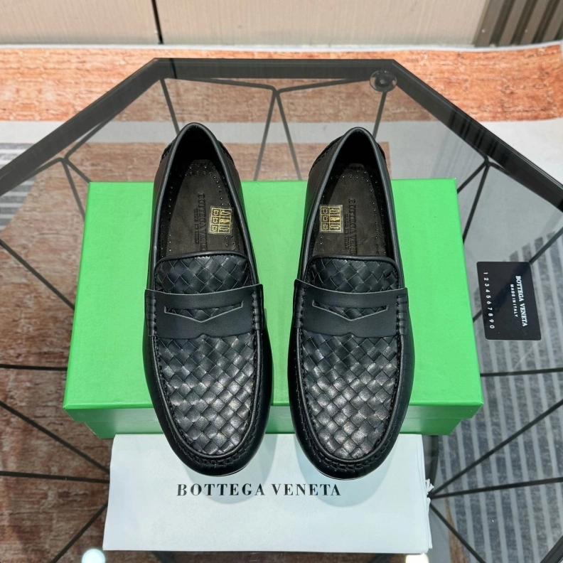 Breathable Bxttxga Vxnxta Leather Shoes 112528