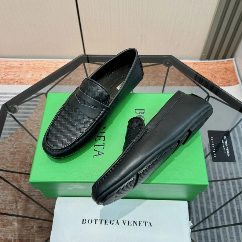 Breathable Bxttxga Vxnxta Leather Shoes 112528