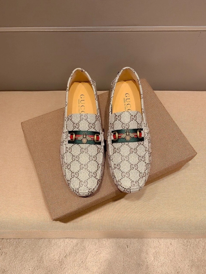 Trendy Gxccx Leather Shoes 156637