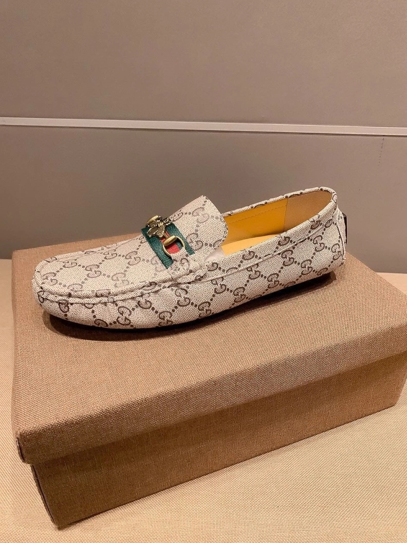 Trendy Gxccx Leather Shoes 156637
