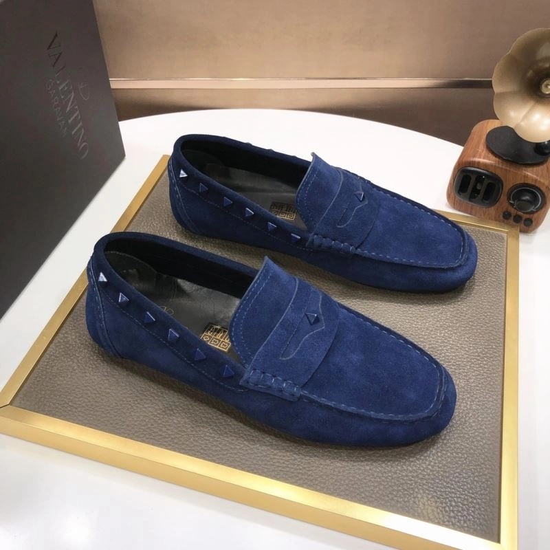 Compact Vxlxntino Leather Shoes 233461