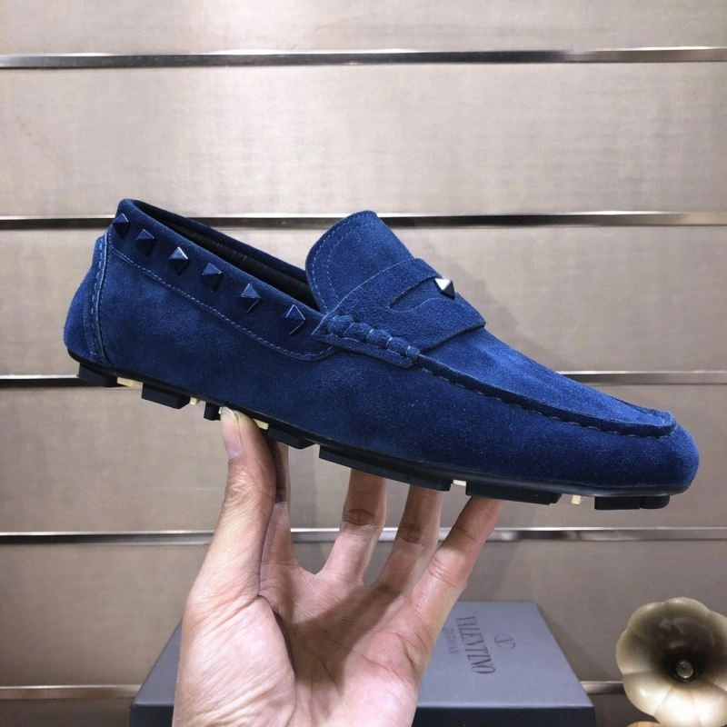 Compact Vxlxntino Leather Shoes 233461