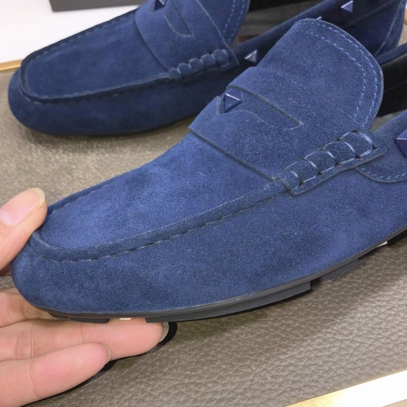 Compact Vxlxntino Leather Shoes 233461