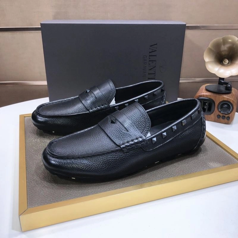 Durable Vxlxntino Leather Shoes 233457