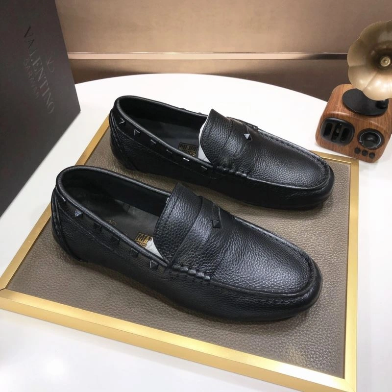 Durable Vxlxntino Leather Shoes 233457