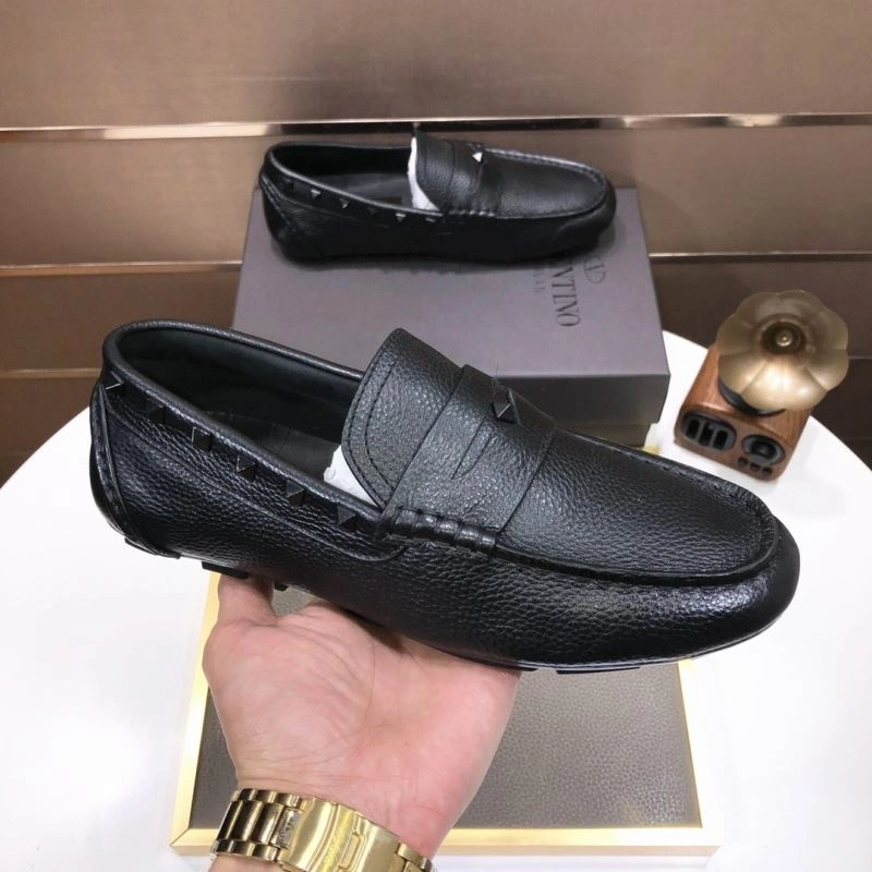 Durable Vxlxntino Leather Shoes 233457