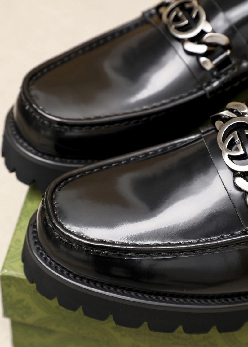Bright Gxccx Leather Shoes 167243