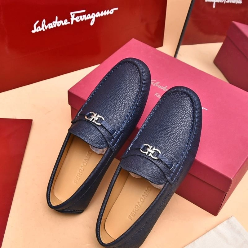 EasyMatch Fxrrxgamo Leather Shoes 151716
