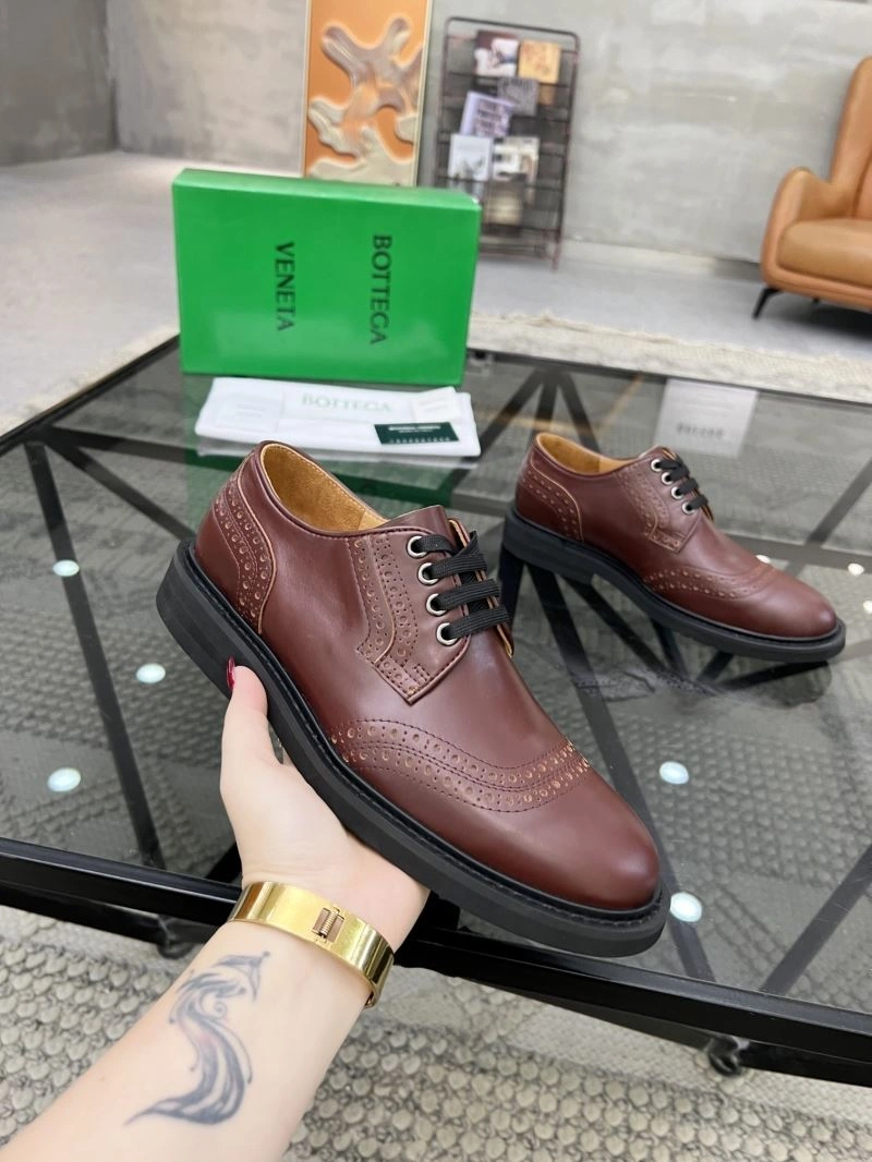 Comfortable Bxttxga Vxnxta Leather Shoes 113299