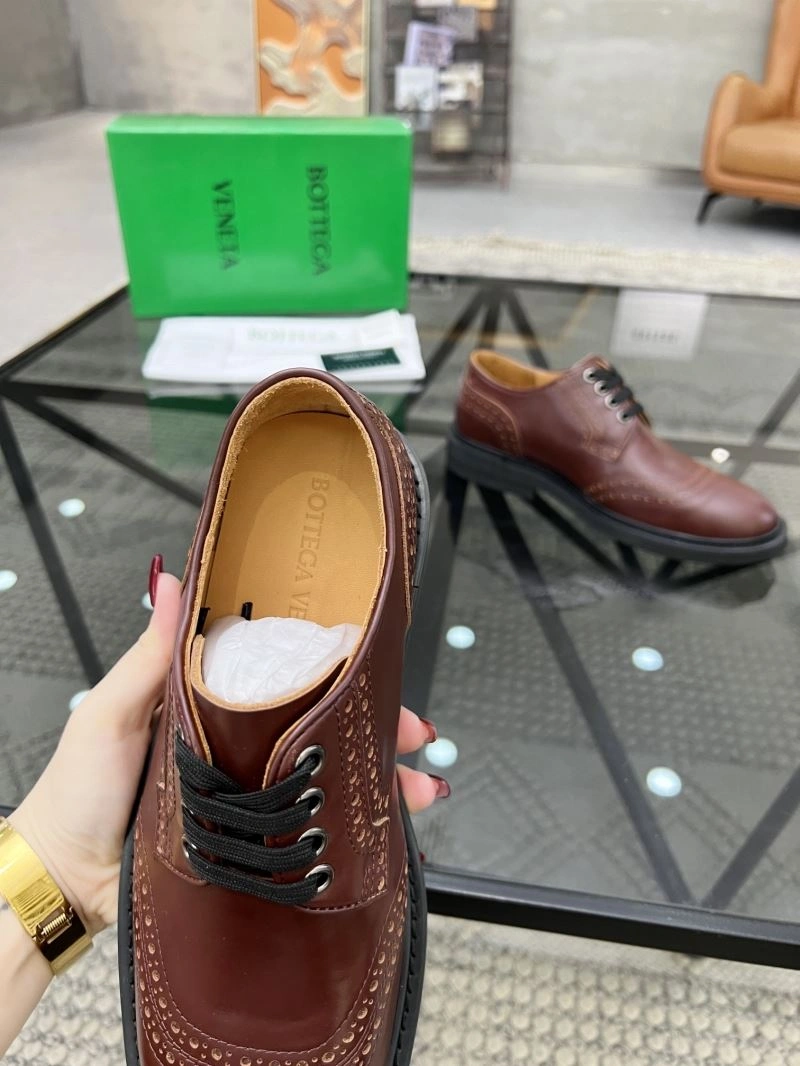 Comfortable Bxttxga Vxnxta Leather Shoes 113299