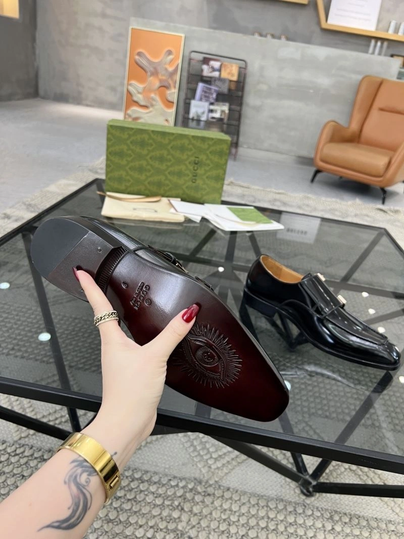 Versatile Gxccx Leather Shoes 167264