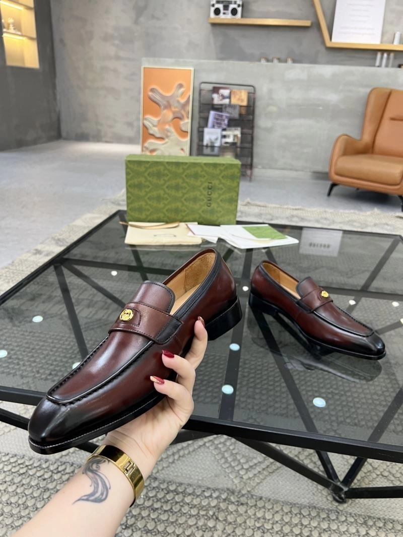 Fashionable Gxccx Leather Shoes 167226