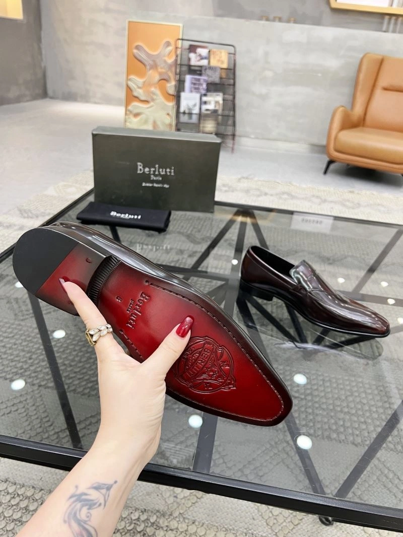 Bxrlxti Leather Shoes Popular 111556