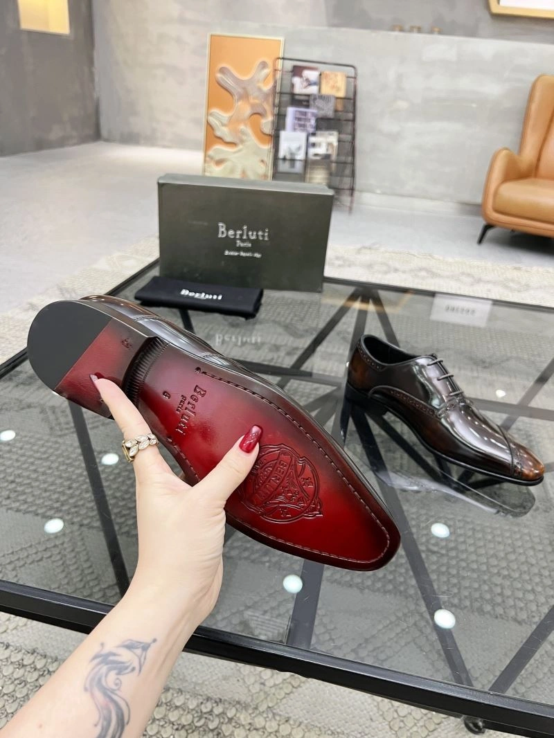 Bxrlxti Leather Shoes Flexible 111564