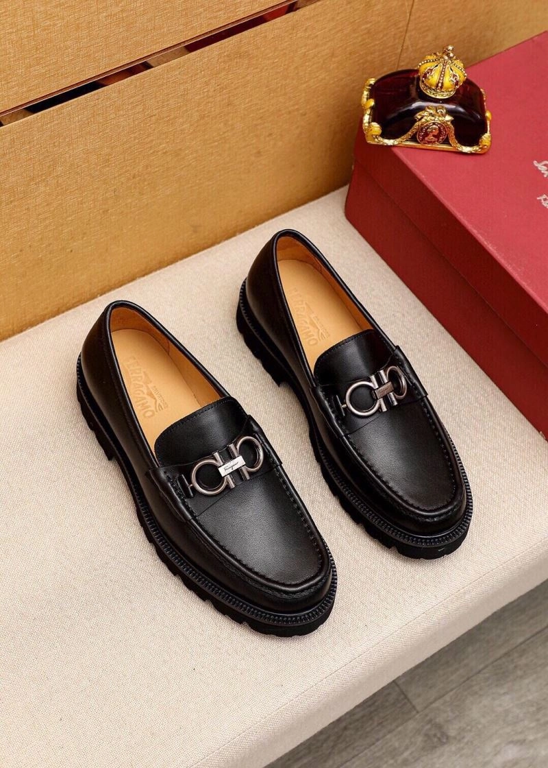 HighQuality Fxrrxgamo Leather Shoes 151591