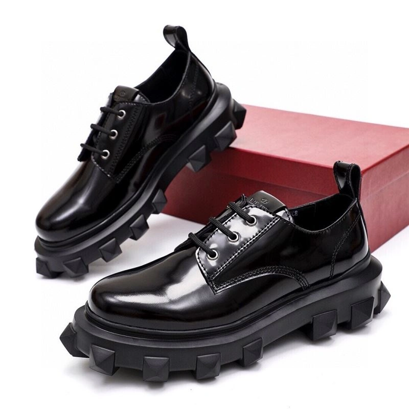 EyeCatching Vxlxntino Leather Shoes 233447